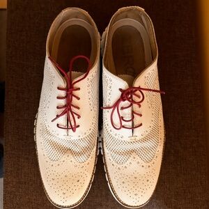 Cole Haan ZerøGrand Mens white wing tip